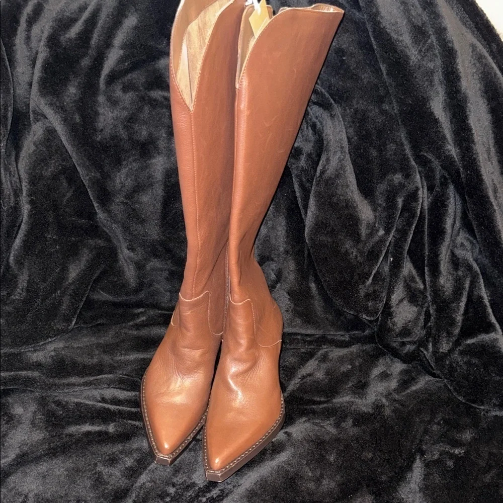 Dolce Vita Tan Over the Knee Boots New Sz 6